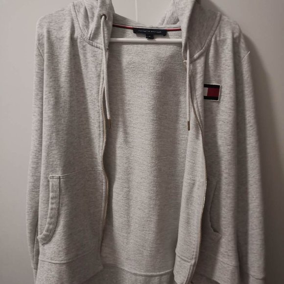 Tommy Hilfiger | Grey Zip Up Hoodie - Picture 1 of 3